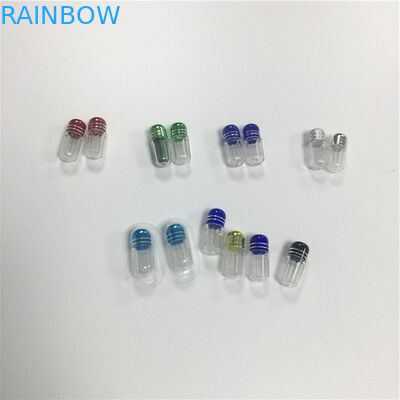 خرطوشة ورقة نفطة بطاقة التغليف الذهب الكركدن حاوية رصاصة مع غطاء بلاستيكي