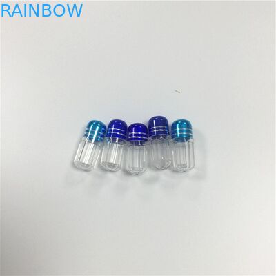 صغيرة من البلاستيك PS زجاجة نفطة حزمة التعبئة والتغليف الكركدن 69 حبوب منع الحمل كبسولة رصاصة الشكل الحاويات