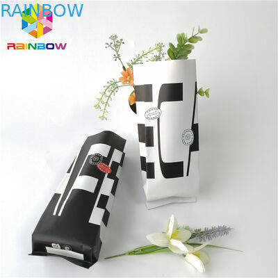 كيس من الشحوم والدليل على وجبة خفيفة التعبئة والتغليف ورقة بيضاء واضحة حقيبة نافذة واضحة مع القصدير التعادل