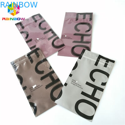 أكياس التعبئة والتغليف Ziplock رقائق الألومنيوم ثلاثة من جانب مختومة الحقيبة الشاي الفارغة