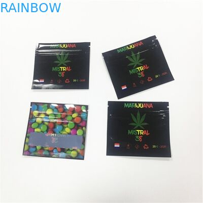 مغلفة الحقائب البلاستيكية المواد التعبئة CBD غائر كيس الحلوى مخصص مطبوعة