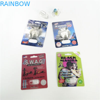 التغليف الطبي نفطة بطاقة التغليف الكركدن 11 ماغنوم 24 كيلو حزمة بطاقة نفطة الجرد 3D