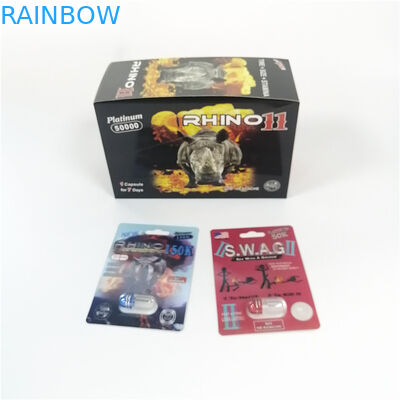 الايكولوجية-- ودية بطاقة نفطة التغليف ذكر ورقة حبوب منع الحمل الجنسي ورقة مع ملصق قشر