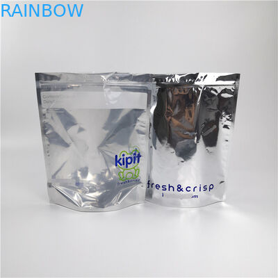 حقيبة تغليف مستحضرات التجميل بالليزر فيلم الوقوف الحقيبة تخصيص طباعة الشعار دائم