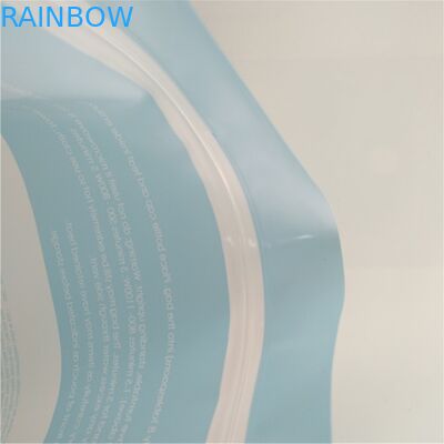 تخزين المواد الغذائية ميكروويف معقم أكياس مجمعة أسفل الأغلاق الأعلى زيبر مخصص