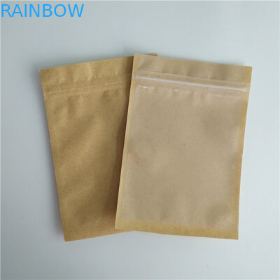 أكياس الكرز بذور القهوة كيس أكياس الورق مخصص القابلة لإعادة التدوير مع النافذة