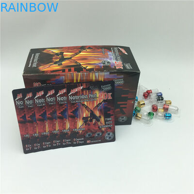 يطير ذكر الطاقة محسن نفطة ورقة بطاقة Gule مزدوج هول مواد التعبئة والتغليف لكبسولة