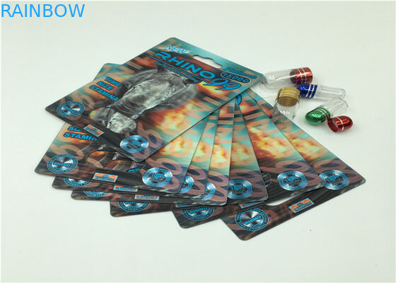 التعبئة والتغليف ورقة بطاقة دائمة للذكور تعزيز حبوب منع الحمل الجنس الأداء الطبيعي