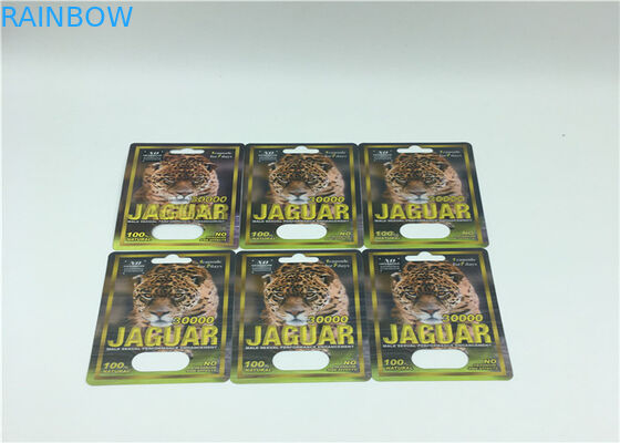 طباعة FX 35000 بطاقة نفطة حبوب منع الحمل تعزيز الذكور التعبئة والتغليف 3D تأثير إدراج بطاقة