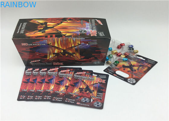 شعار مخصص 3D تأثير حزمة نفطة التغليف الرجال تعزيز بطاقة زجاجة للحصول على سوبر الطب