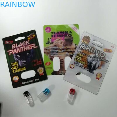 تعزيز الجنسي حبوب منع الحمل بطاقة نفطة التعبئة والتغليف الكركدن 69 الرطوبة دليل على إعادة التدوير