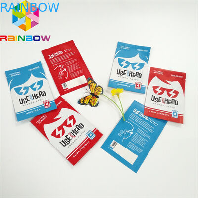 البلاستيك مايلر الحزم المسطحة أكياس رقائق الألومنيوم مغلفة الحقيبة قناع الوجه مع الشق المسيل للدموع