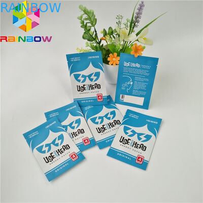 4x6 بوصة الألومنيوم احباط الحقيبة التغليف رائحة والدليل على مغلفة مايلر البلاستيك شعار مخصص