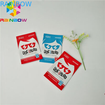 4x6 بوصة الألومنيوم احباط الحقيبة التغليف رائحة والدليل على مغلفة مايلر البلاستيك شعار مخصص