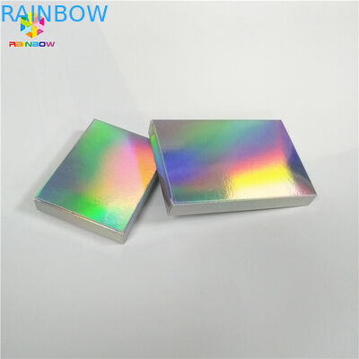 الهولوغرام من الورق المقوى ورقة هدية مربع التعبئة والتغليف تطبيق مستحضرات التجميل المنتجات