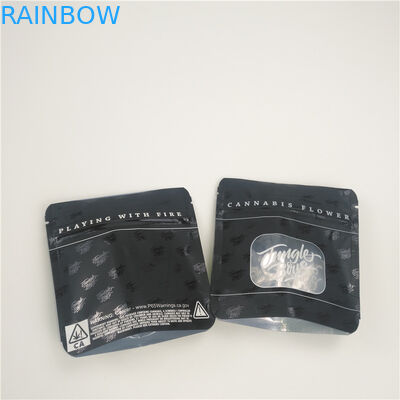 الحقائب البلاستيكية للماء التعبئة والتغليف رقائق الألومنيوم بلوري بوب مغلفة مايلر طباعة الشعار