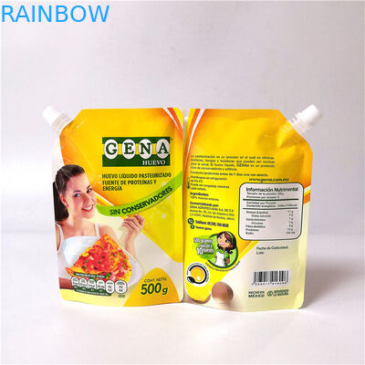 المشروبات البلاستيكية الوقوف الحقائب التي يعاد استخدامها عصير شراب الفاكهة حقيبة مع غطاء