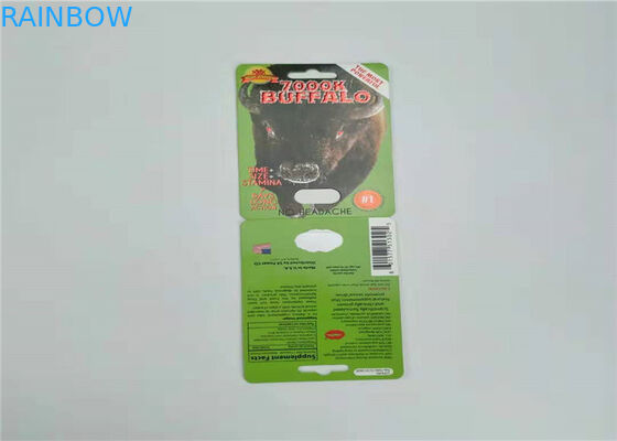 جولة نفطة حبوب منع الحمل بطاقات التعبئة والتغليف ورقة SWAG حبوب منع الحمل بورو بريمافيرا Tyoe دائم