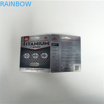 7K النمر الأبيض التعبئة والتغليف نفطة بطاقات 3D صندوق قاسية للذكور تعزيز حبوب منع الحمل