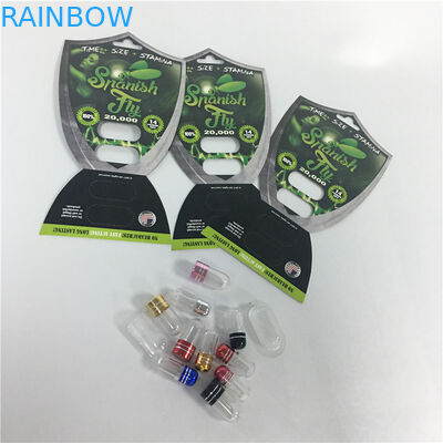 القابلة لإعادة التدوير بطاقة نفطة التعبئة والتغليف يطير الذكور تعزيز كبسولة حبوب منع الحمل بطاقات مع رصاصة