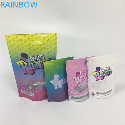 احباط مغلفة البخور العشبية التعبئة والتغليف مايلر Ziplock أكياس الأعشاب Runtz رائحة الإثبات