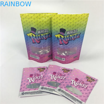 رائحة الإثبات البخور العشبية التعبئة والتغليف البسيطة زيبلوك الأعشاب البلاستيكية أكياس أوراق الكوكيز CBD