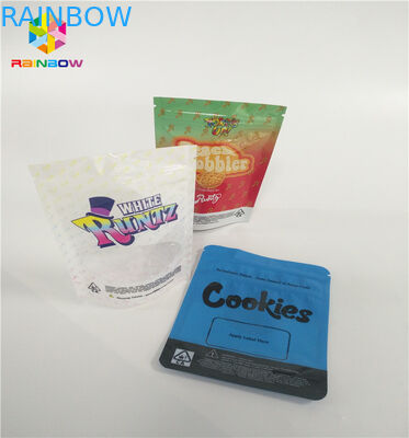 3.5G Childproof أكياس الوقوف زيبر الحقيبة تخصيص طباعة Runtz حزمة رائحة الإثبات