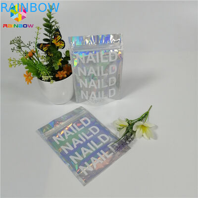 الطباعة الرقمية زيبر البلاستيك الوقوف كيس رقائق الألومنيوم لمستحضرات التجميل / ظلال العيون