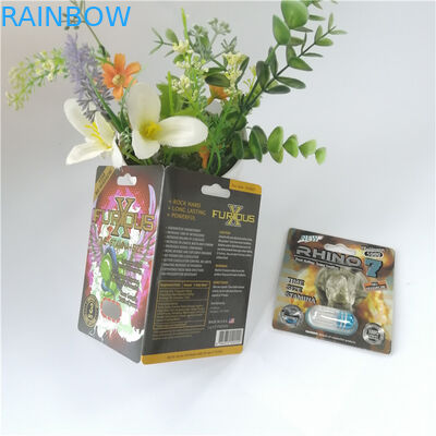 تخصيص حزمة نفطة 3D التغليف رجل بثور تعزيز الأداء الجنسي حبوب منع الحمل