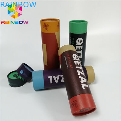 الشاي الجاف الفواكه ورق التغليف مربع التعبئة والتغليف مخصص إعادة التدوير رفع أنبوب كرافت