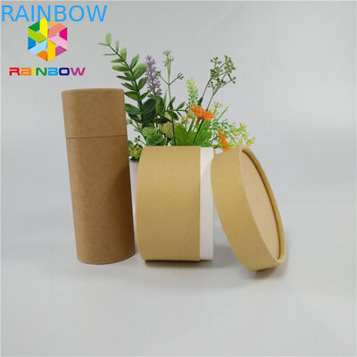 الشاي الجاف الفواكه ورق التغليف مربع التعبئة والتغليف مخصص إعادة التدوير رفع أنبوب كرافت