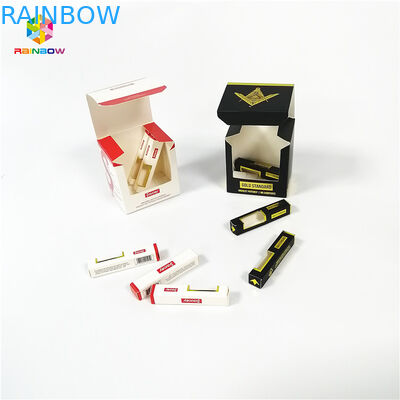 دائم ورقة مربع التعبئة والتغليف Vape خرطوشة Cbd النفط الكوكيز عربات مع نفطة