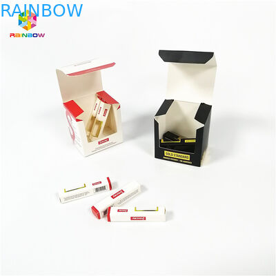خرطوشة كرتون Vape ورقة مربع التعبئة والتغليف حسب الطلب الحجم صديقة للبيئة