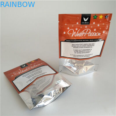 الأغلاق الألومنيوم احباط البريدي قفل حقيبة الغذاء رطوبة والدليل على ثلاثة الجانب مختومة