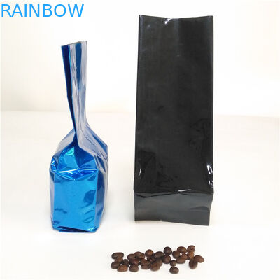 الألومنيوم احباط الجانب مجمعة أكياس الشاي التعبئة والتغليف القهوة الحقيبة الحرارة الختم مع صمام