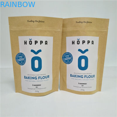 أكياس الورق البني الطبيعي مخصص الحقيبة للشاي المجففة حزمة التوابل الغذائية