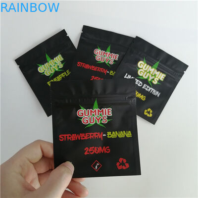 الألومنيوم احباط الرمز البريدي قفل الحقائب البلاستيكية التعبئة والتغليف الأغلاق ثلاثة الجانب مختومة