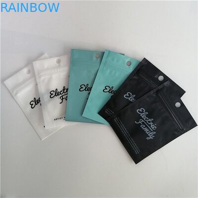 الألومنيوم احباط الرمز البريدي قفل الحقائب البلاستيكية التعبئة والتغليف الأغلاق ثلاثة الجانب مختومة