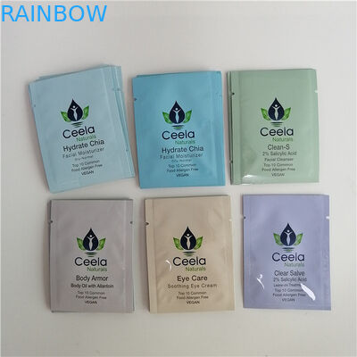 الألومنيوم احباط الرمز البريدي قفل الحقائب البلاستيكية التعبئة والتغليف الأغلاق ثلاثة الجانب مختومة