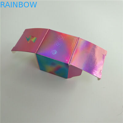 تغليف المجوهرات ورقة مربع الطباعة حسب الطلب مع التصوير المجسم التصوير المجسم