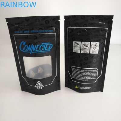 رائحة والدليل على الأغلاق سستة الوقوف سستة الحقيبة مع نافذة الألومنيوم داخل