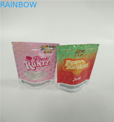 واحد أكياس الألومنيوم احباط جنيه مخصص مايلر زيبر رائحة والدليل على طباعة مطبوعات