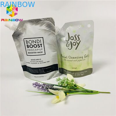 دوق-باي الغذاء الصف الوقوف الحقائب قابلة لإعادة الاستخدام هلام التطهير قناع الوجه السائل التعبئة