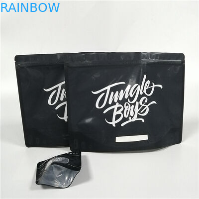 3.5G 28G الوقوف سستة أكياس الحقيبة رائحة الإثبات مخصصة للأعشاب / أوراق التبغ