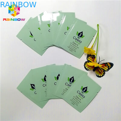 متعدد الألوان الباستيل مايلر احباط الحرارة الختم حقائب الأعلى فتح مع الشق المسيل للدموع 6x9cm