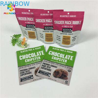 12oz 1 جنيه الوقوف أكياس Ziplock ، مسحوق التوابل Ziplock الحقيبة ماتي الطباعة