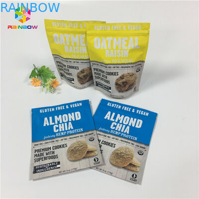 12oz 1 جنيه الوقوف أكياس Ziplock ، مسحوق التوابل Ziplock الحقيبة ماتي الطباعة