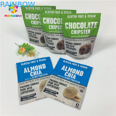 12oz 1 جنيه الوقوف أكياس Ziplock ، مسحوق التوابل Ziplock الحقيبة ماتي الطباعة