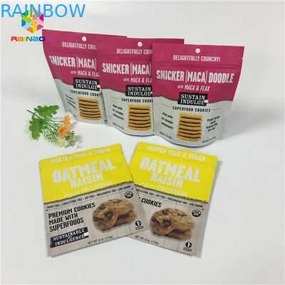 الطباعة الحفر الوقوف زيبلوك أكياس التعبئة مسحوق الفانيليا القهوة / الحليب