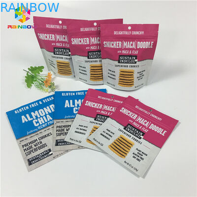 الطباعة الحفر الوقوف زيبلوك أكياس التعبئة مسحوق الفانيليا القهوة / الحليب